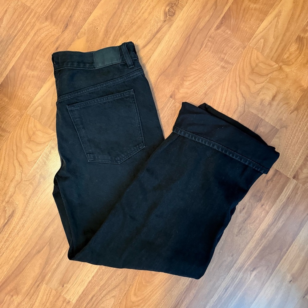 Madewell Black Low Slung Baggy Jeans
